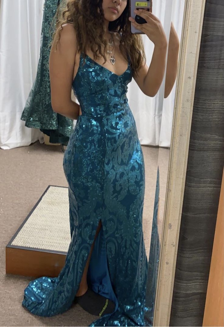Glitter Sequin Prom Dresses Long, Evening Mermaid Dress cg25205