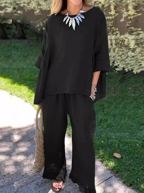 Loose-fitting Daily Comfort and Breathability Women's Sets