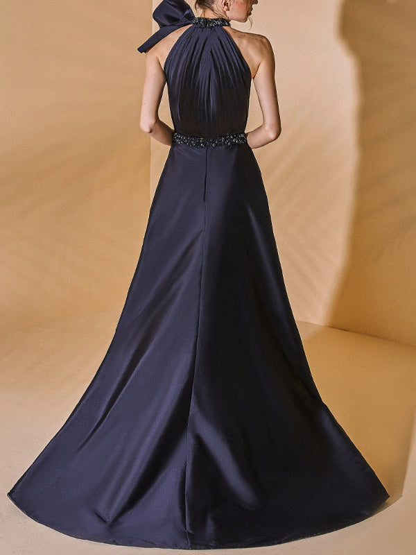 Sleeveless Solid Color Maxi Dress