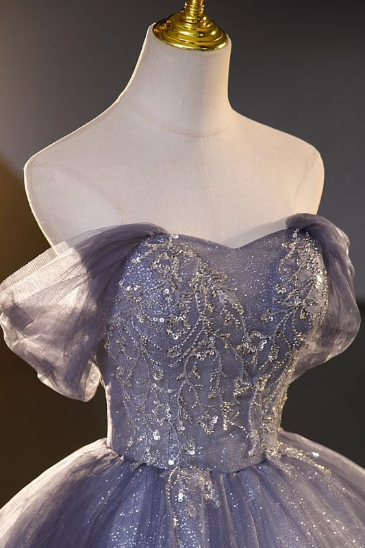 loveedsTM-French style one shoulder colorful tulle tulle evening dress