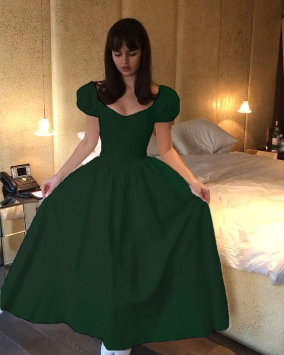 Simple White A-line Prom Dress,White Dance Dress fg4865