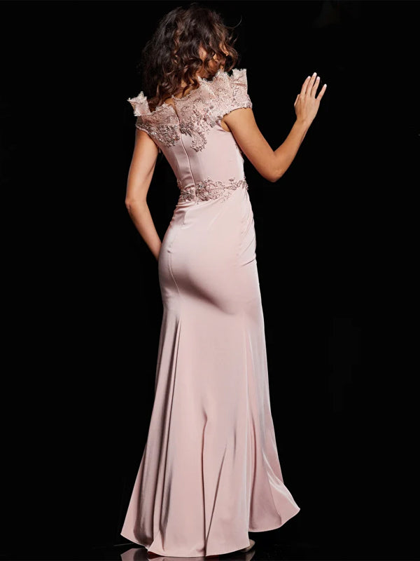 V-neck Solid Color Sleeveless Maxi Dress