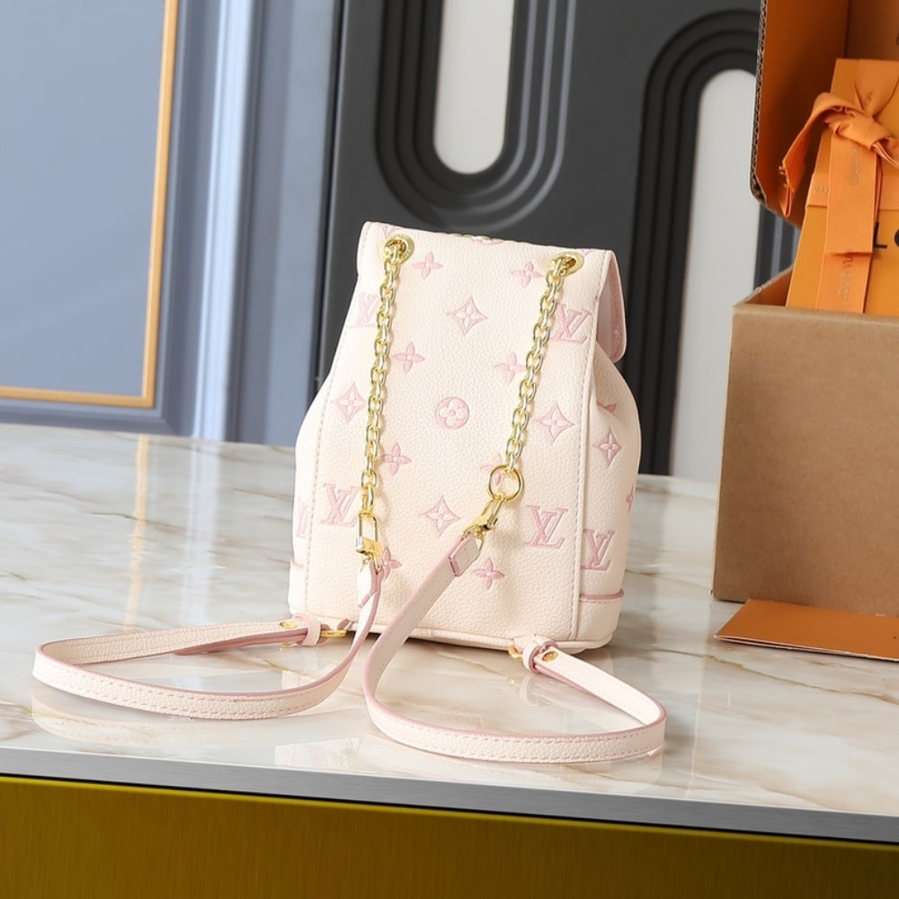 LOUIS VUITTON NANO NOÉ BACKPACK BICOLOR EDEN 19CM M13656