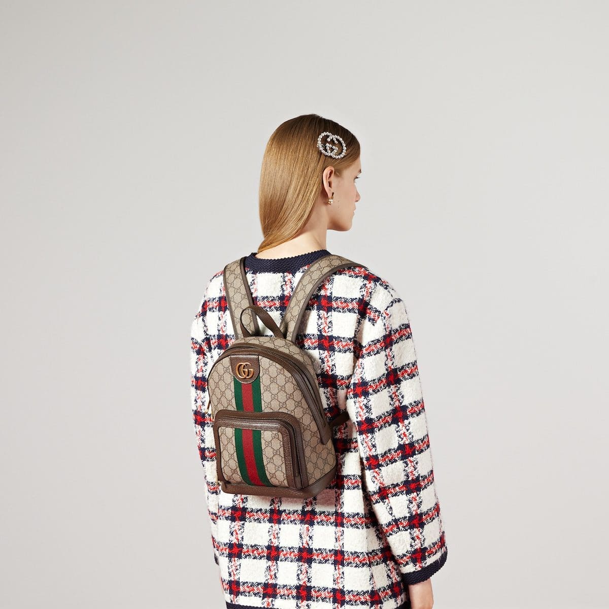 GUCCI OPHIDIA GG SMALL BACKPACK