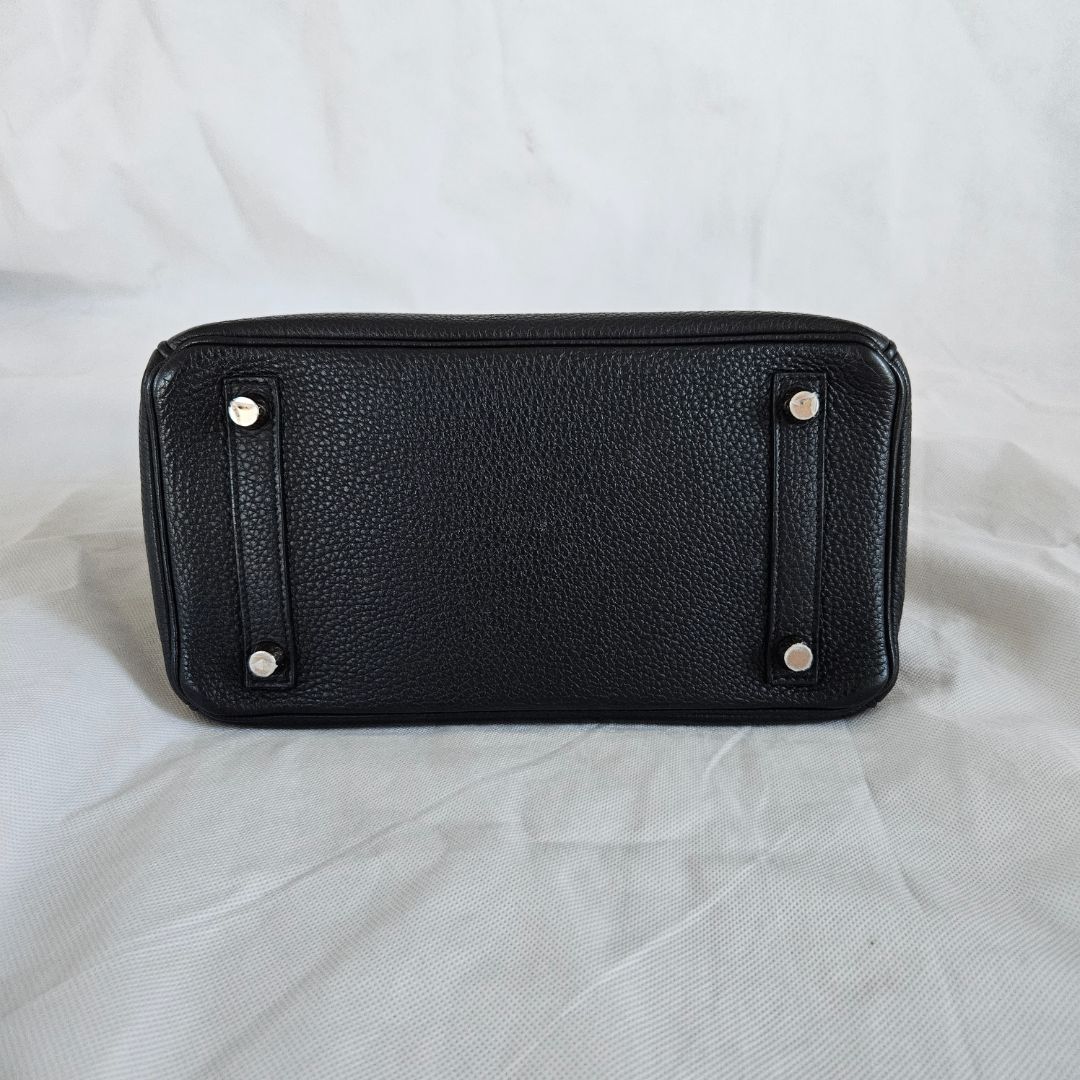 Hermès 25 Birkin Black Togo Leather with Rose Gold Hardware