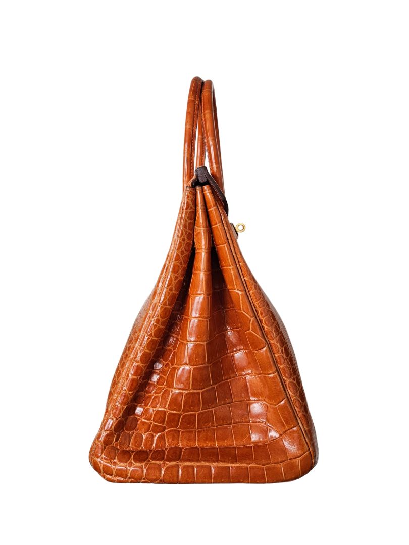 Hermès Shiny Porosus Crocodile Birkin 35 (2009 bag)