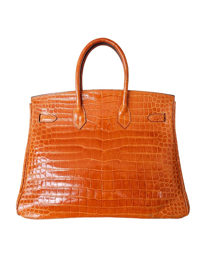 Hermès Shiny Porosus Crocodile Birkin 35 (2009 bag)