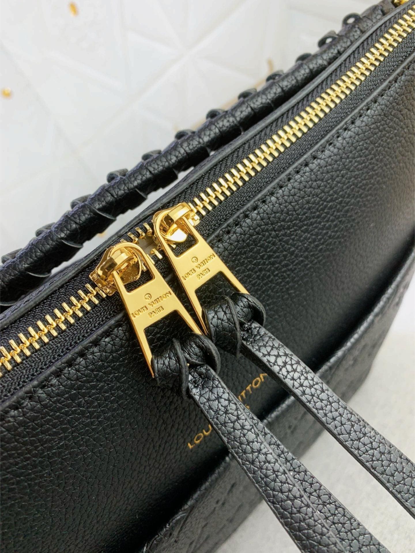 Louis Vuitton MAIDA HOBO MONOGRAM EMPREINTE LEATHER IN BLACK