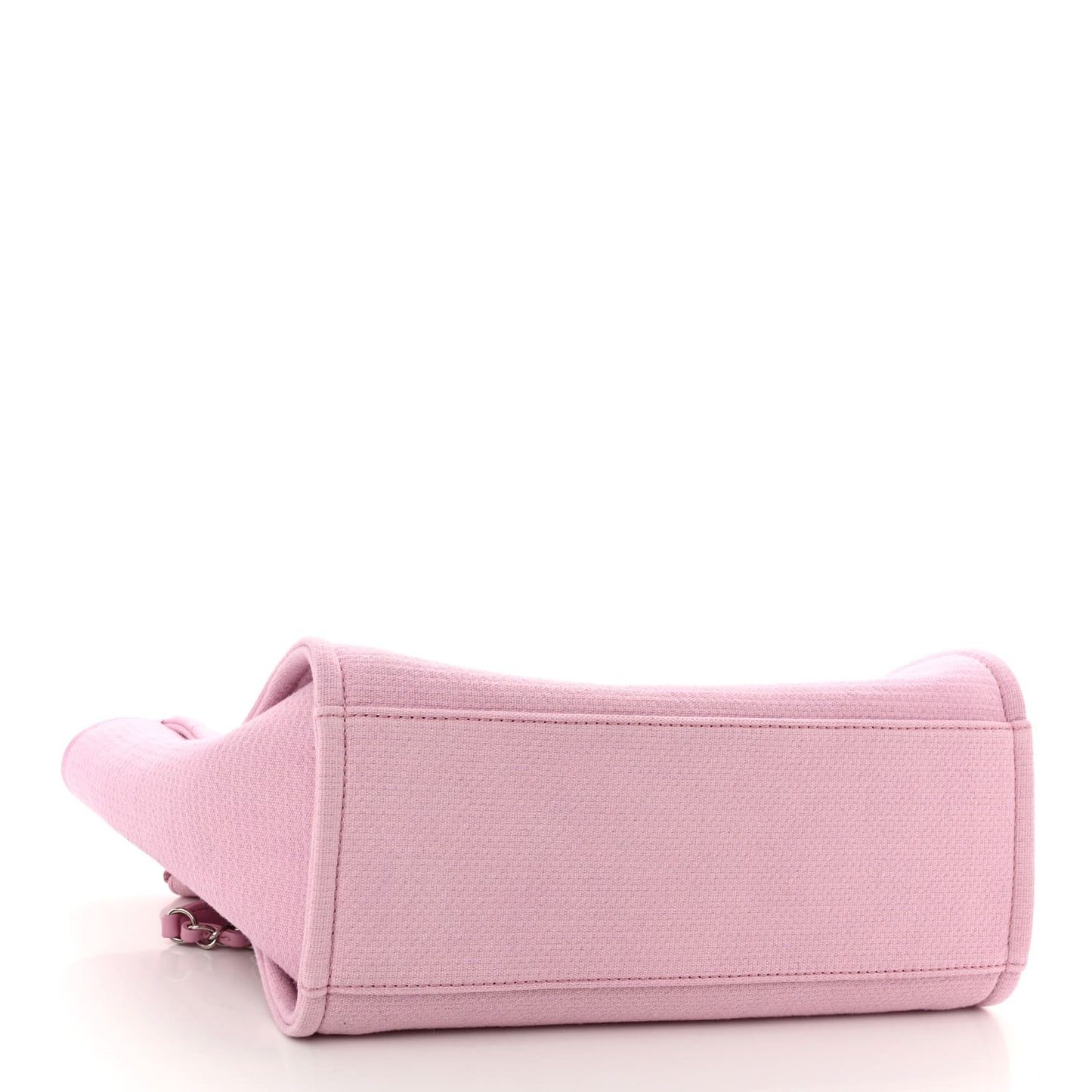 Chanel Mixed Fibers Small Deauville Tote Pink