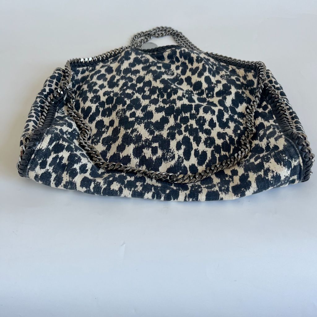 Stella McCartney animal fabric print large fallabela shoulder bag