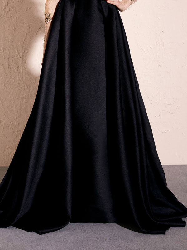 Temperament Lace Mesh Elegant Women's Gown