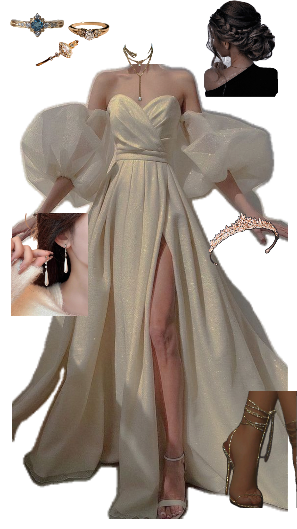 Vintage Tulle shinny Prom Evening Dress fg2986