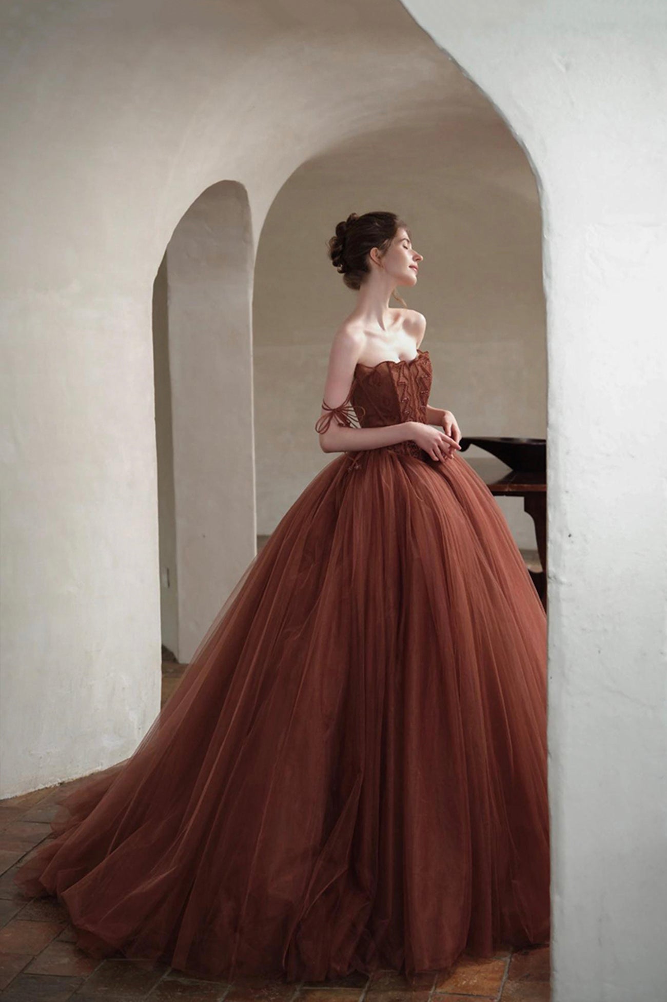 Amazing Tulle Long Ball Gown