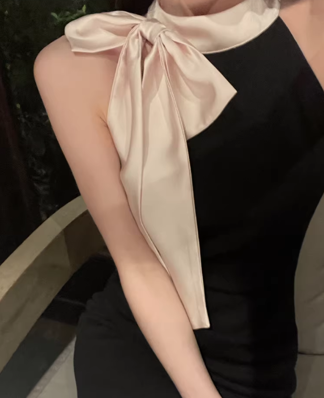 French luxury niche sleeveless dress banquet dress ED0306