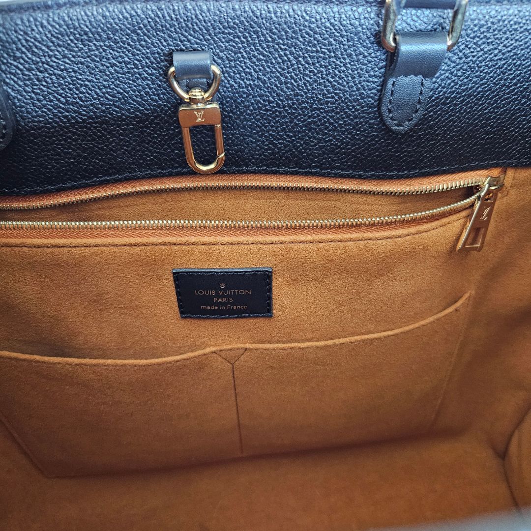 Louis Vuitton Black Monogram Empriente Leather On The Go GM Bag