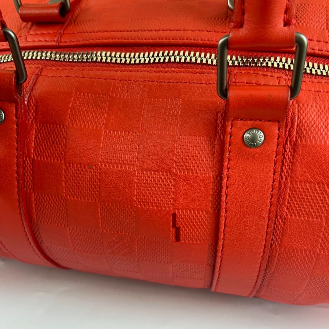 Louis Vuitton Damier Infini Keepall Bandouliere 45 Boston Bag