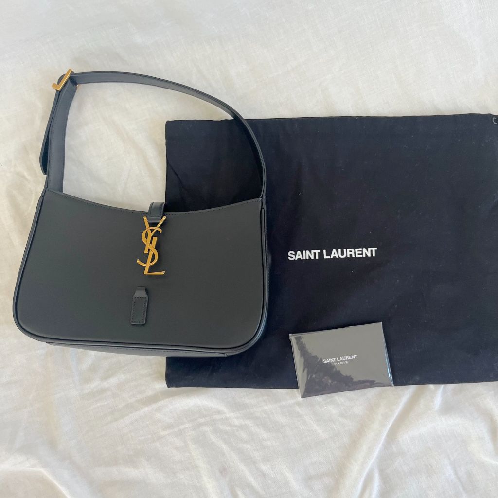 Saint Laurent 5A7 logo-plaque shoulder bag