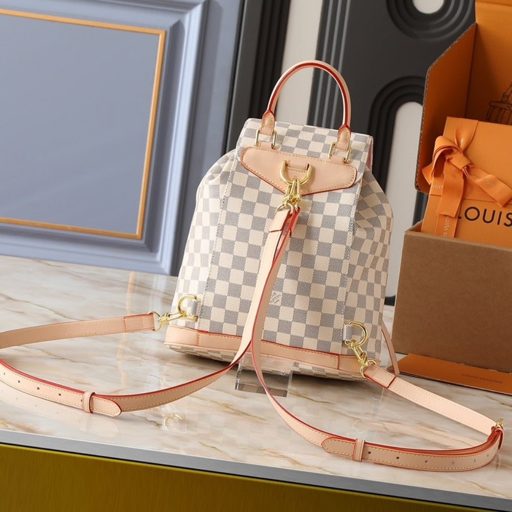 LOUIS VUITTON MONTSOURIS PM DAMIER AZUR 30CM N00120