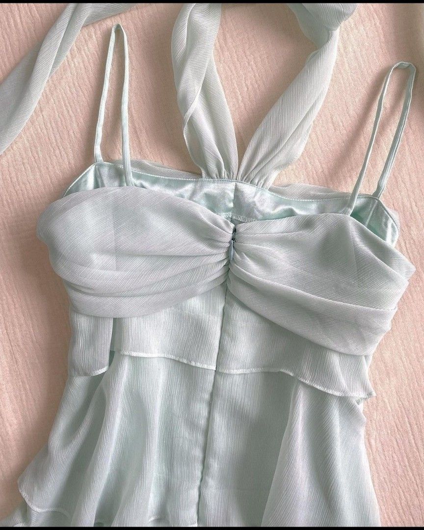 Tiered Ruched Chiffon Vintage Dress Short Homecoming Dress,Sexy Party Dress fg5581