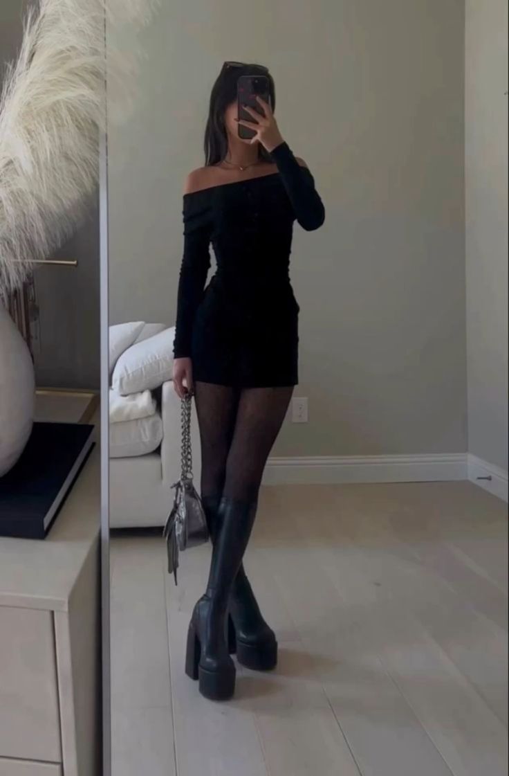 Black Party Dresses Off The Shoulder Sheath Homecoming Dress fg5664