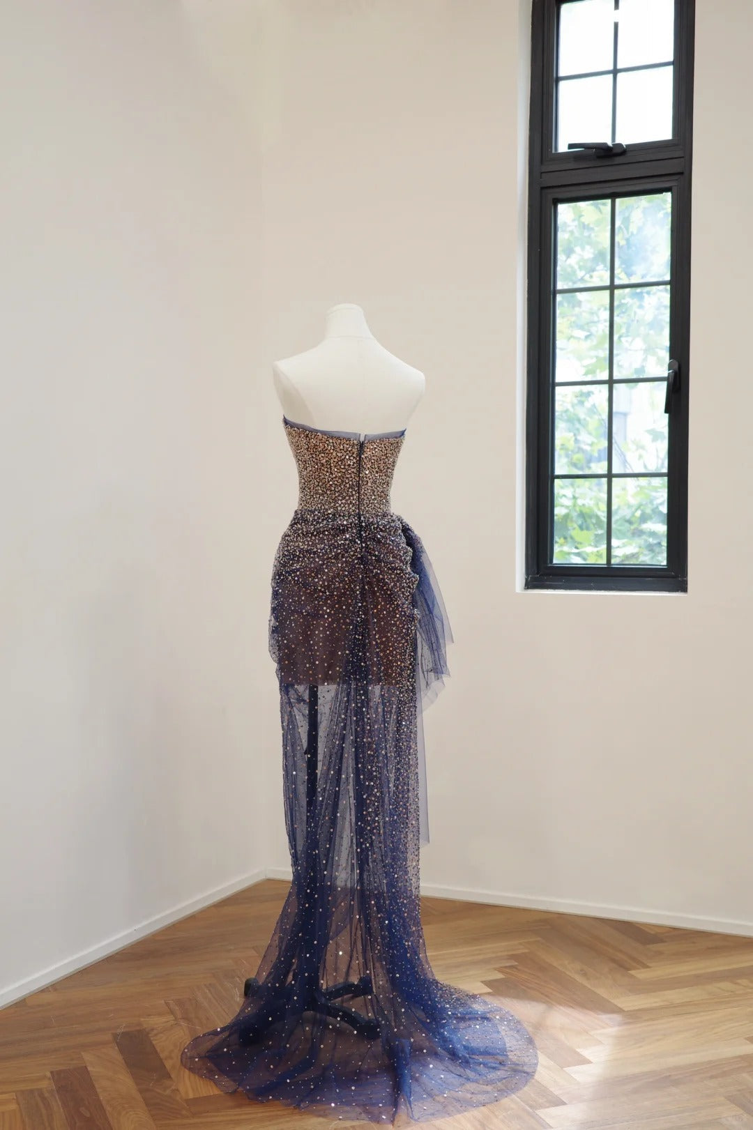 Gold Dark Blue Shiny Short Sequin Homecoming Dress Prom Dress Evening Dress Party Dress gh5053