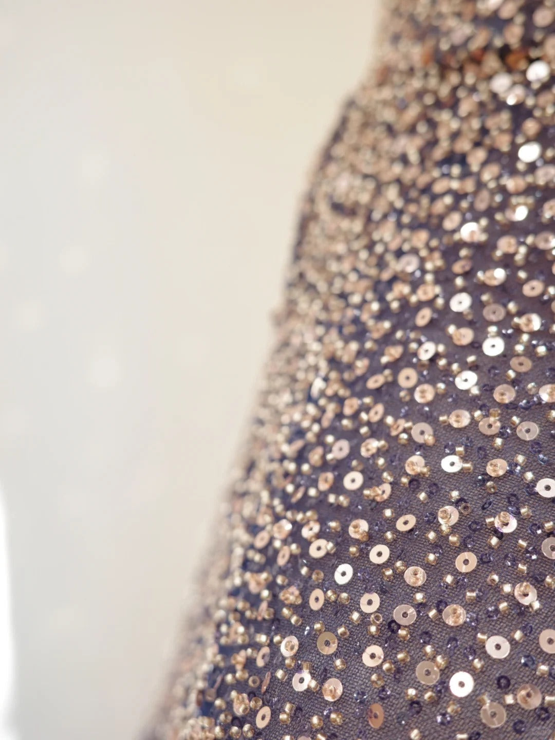 Blue Sparkle Gradient Short/Mid-Length Sequined Homecoming Dress Prom Dress gh5064