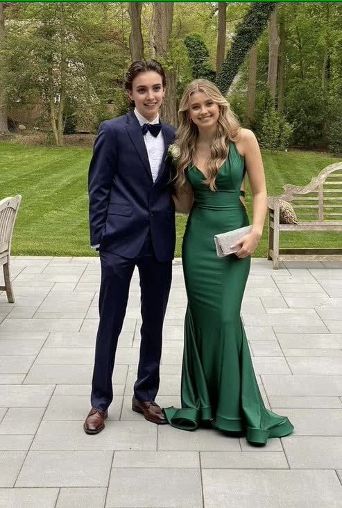 Simple Mermaid Green Long Prom Dresses Formal Dress fg6458