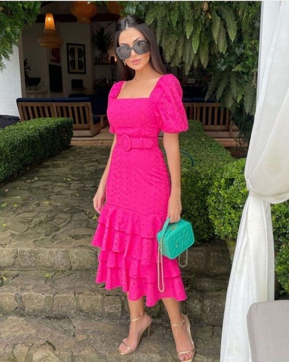 Short Sleeves Prom Dress Evening Party Dress fg5863