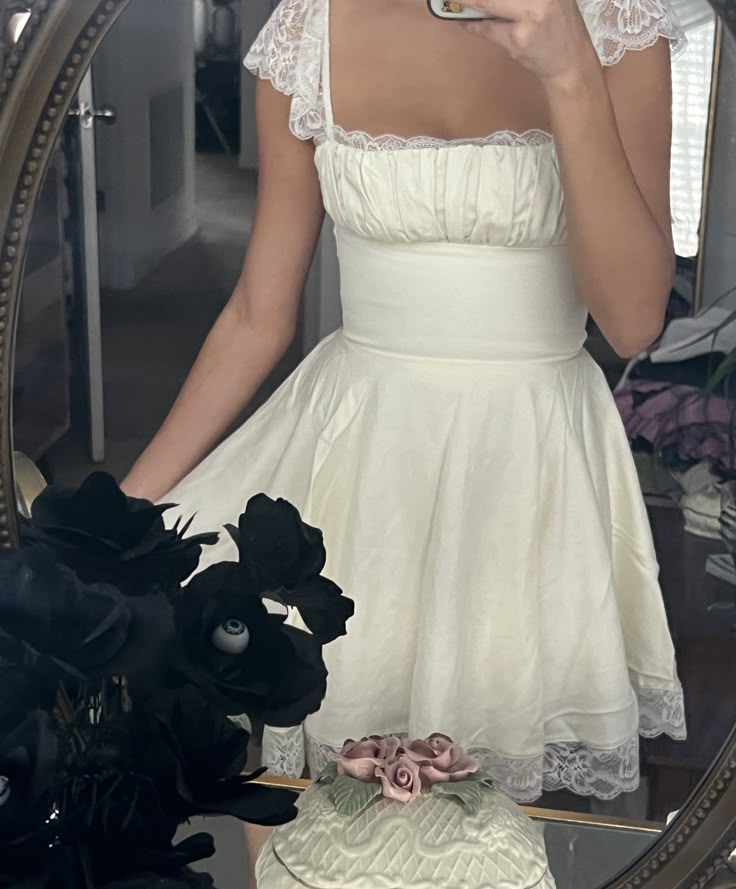 A Line Lace Homecoming Dress Short Party Dress fg7582