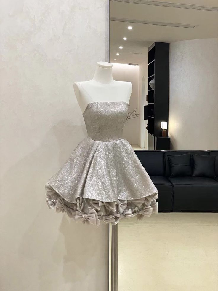 A Line Shinny Homecoming Dress Short Evening Dress Cocktail Dresses Short Party Dress fg7946