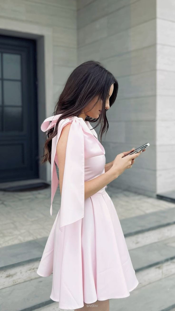 A Line Pink Short Party Dress Cocktail Dresses Homecoming Dress cg25872