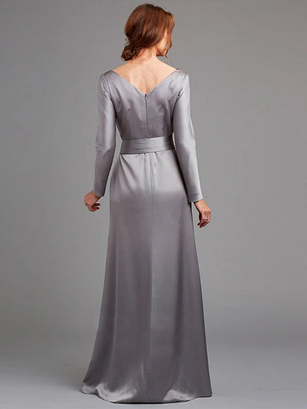 Off-shoulder Mesh Maxi Dress