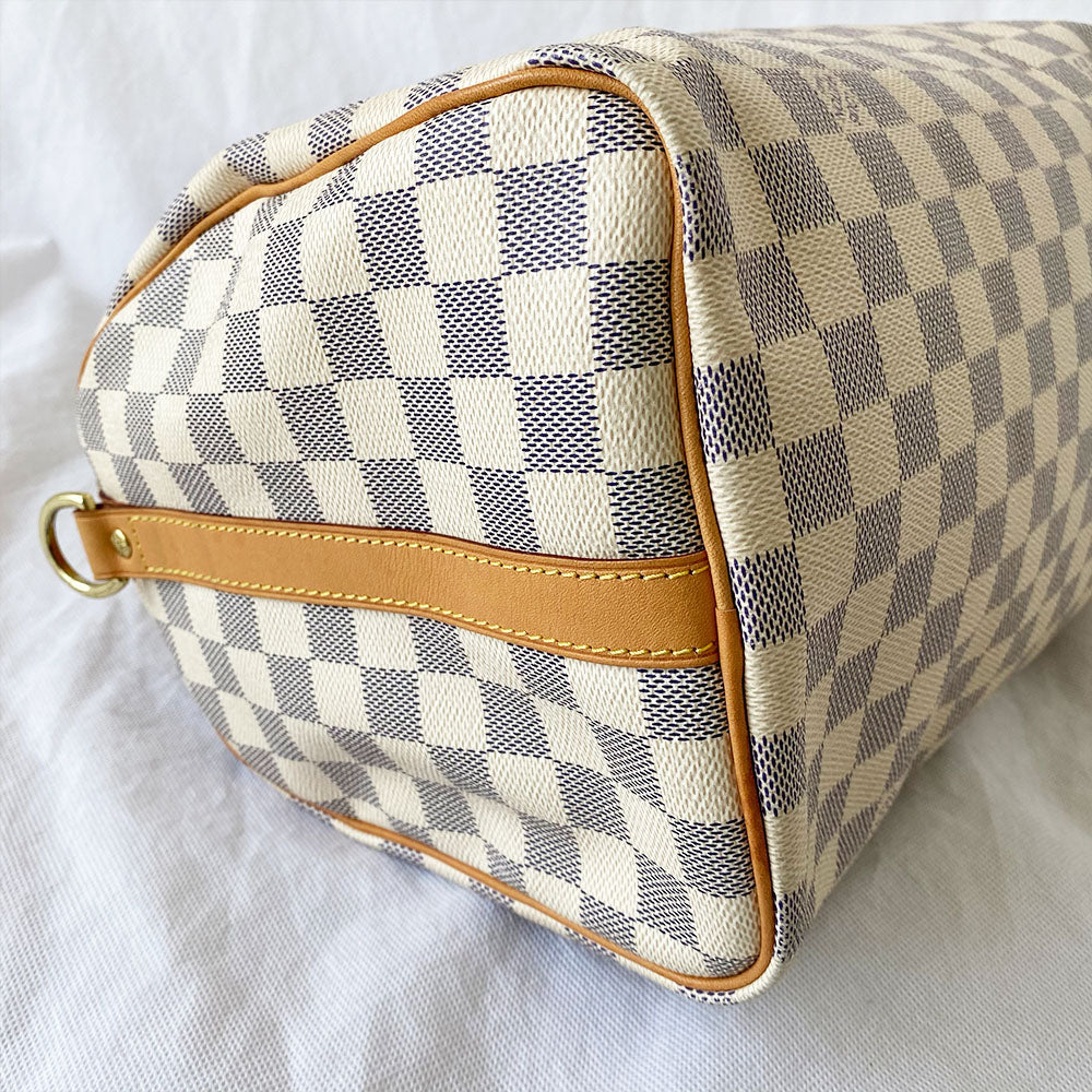 Louis Vuitton Speedy Bandoulière 30 Azur handbag