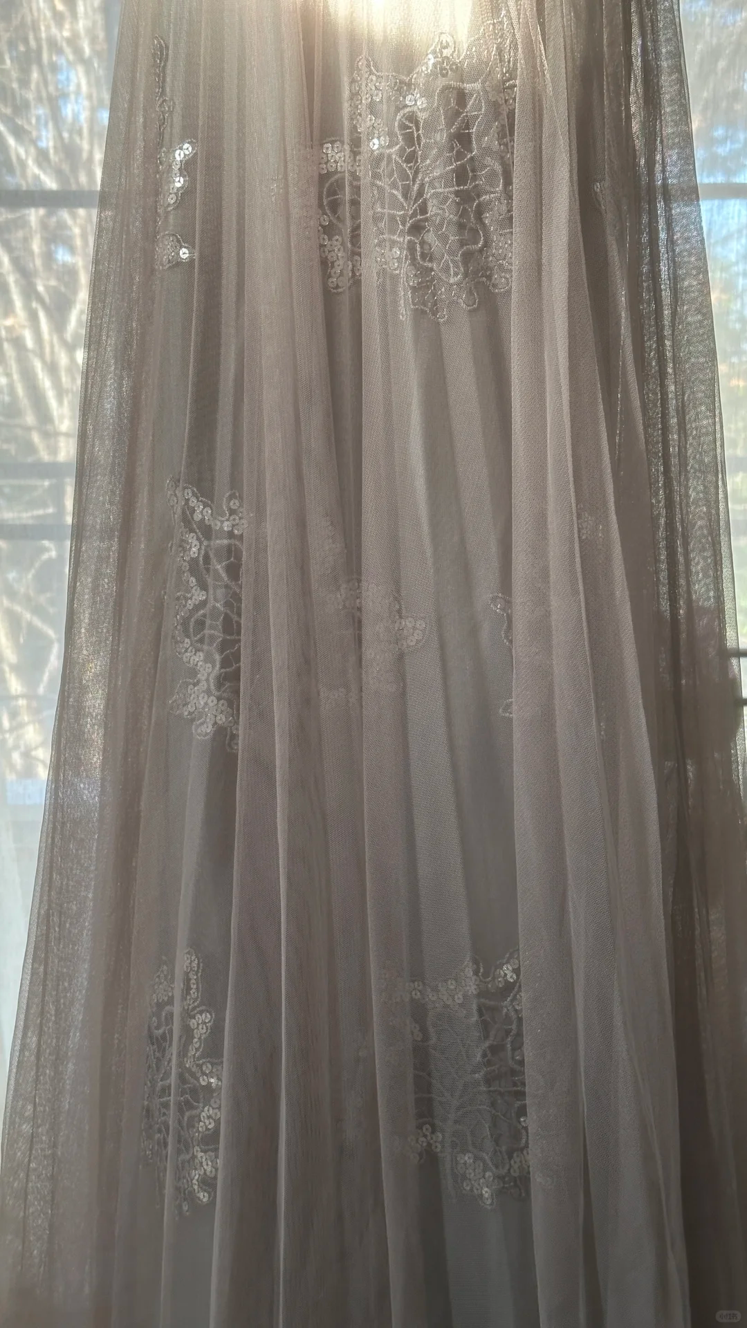Stunning A Line V Neck Appliques Purple Tulle Long Prom Dress Evening Dress SH2970