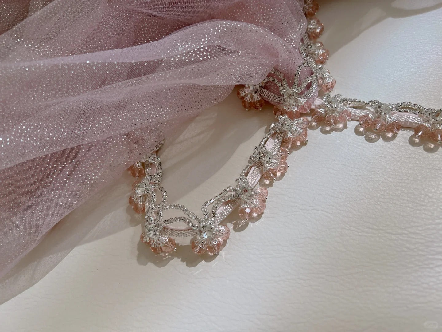 Light Pink/Blue Chiffon Rhinestone Strapless Cake Layered Ruffles Elegant Sweet Long Party Dress Prom Dress Evening Dress gh4760