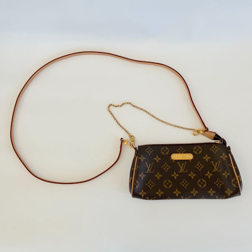 Louis Vuitton Eva Monogram Canvas Clutch Bag