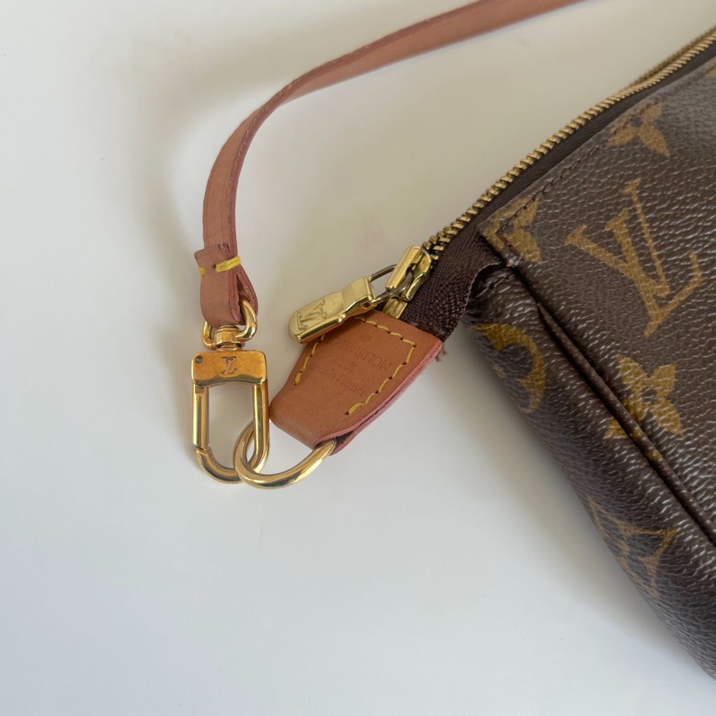 Louis Vuitton Brown Monogram Canvas Pochette Accessoires Shoulder Bag