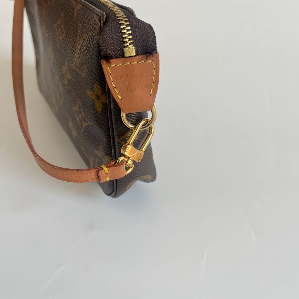 Louis Vuitton Brown Monogram Canvas Pochette Accessoires Shoulder Bag