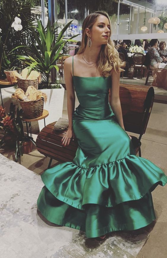 New arrive green prom dress Evening Gown Long Prom Dresses fg3208