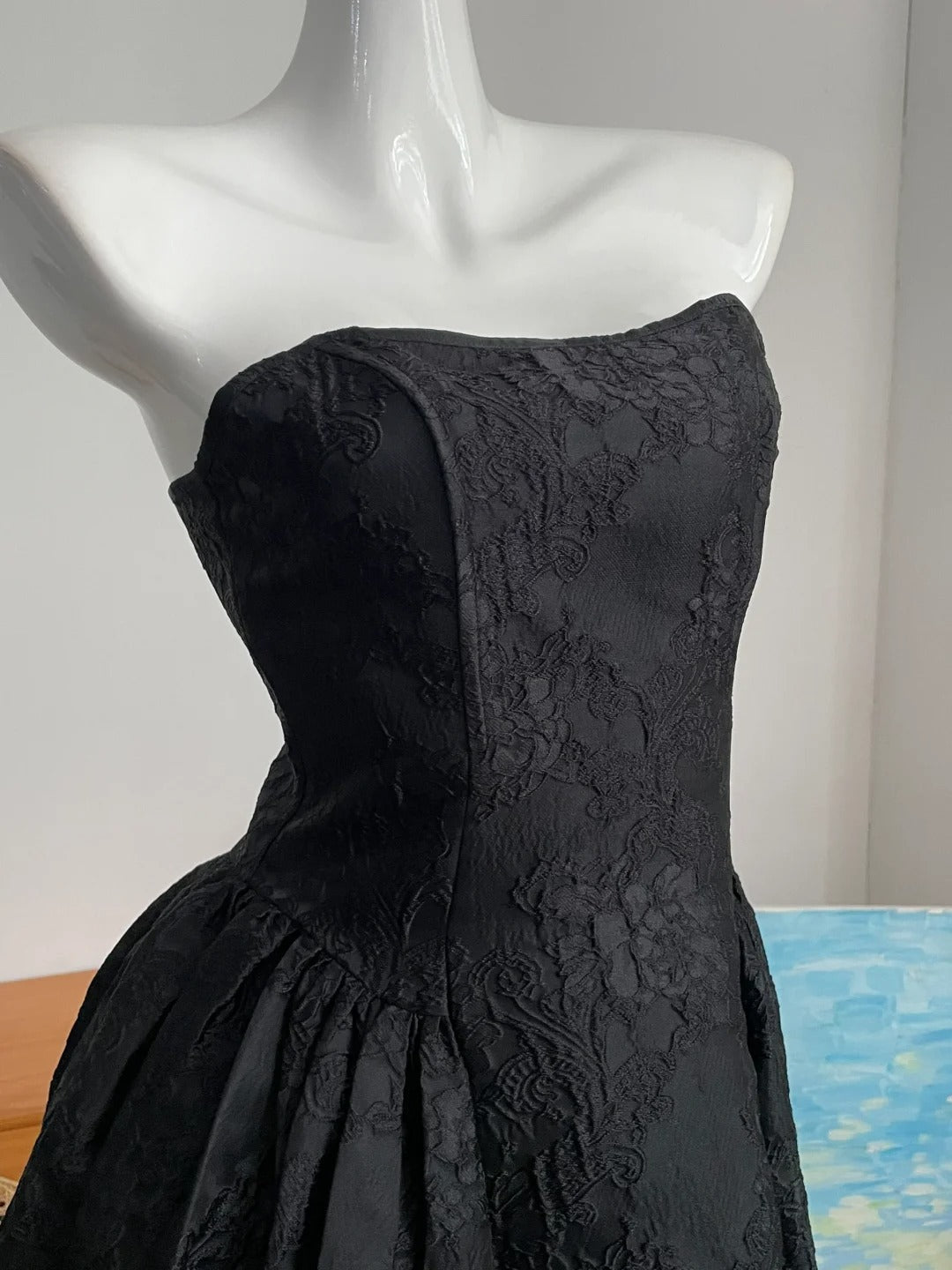 Black/Red/White Fashion Short Satin Princess Dress Homecoming Dress Birthday Party Dress Cocktail Party Dress Evening Dress Prom Dress Evening Dress gh3970