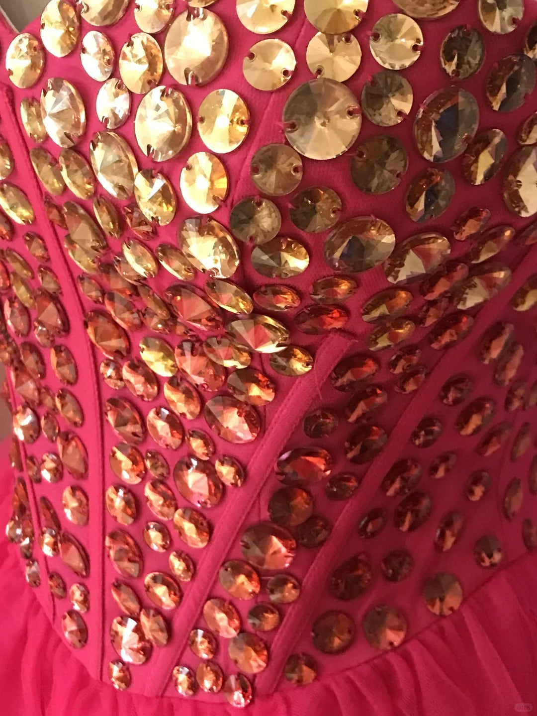 _¤ï_Pink retro noble princess short homecoming dress sequined tulle ball dress evening dress gh4392