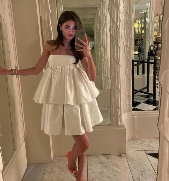 Beautiful short prom dress. Elegant Dresses,Party Gown fg2851