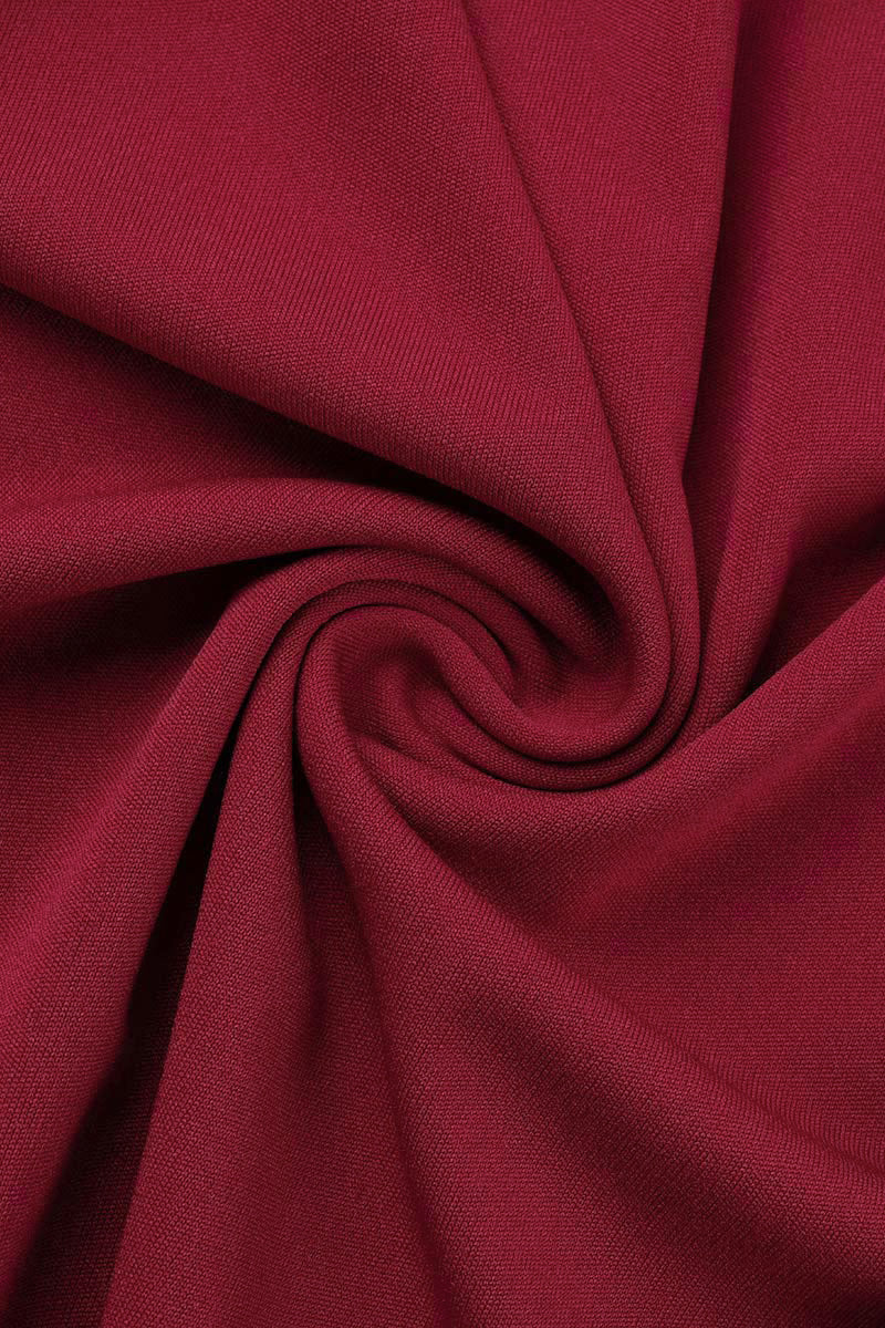 loveedsTM-Elegant Solid Slit Fold V Neck Evening Dress Dresses