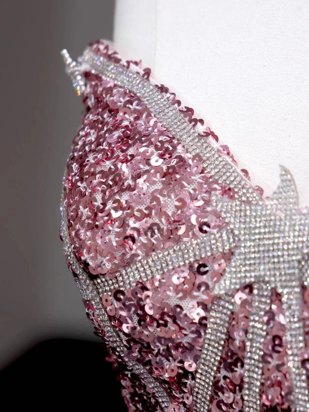 preppydressess -Pink shiny gorgeous long sequin prom dress evening dress party dress gh5118