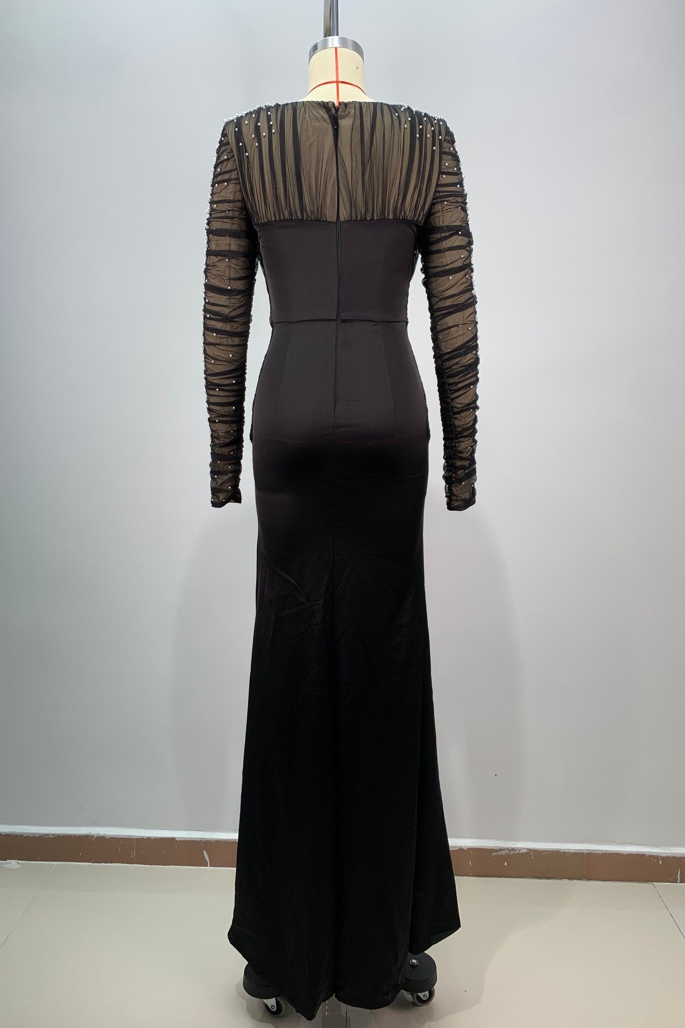 loveedsTM-Long sleeve slim fit dress-vx