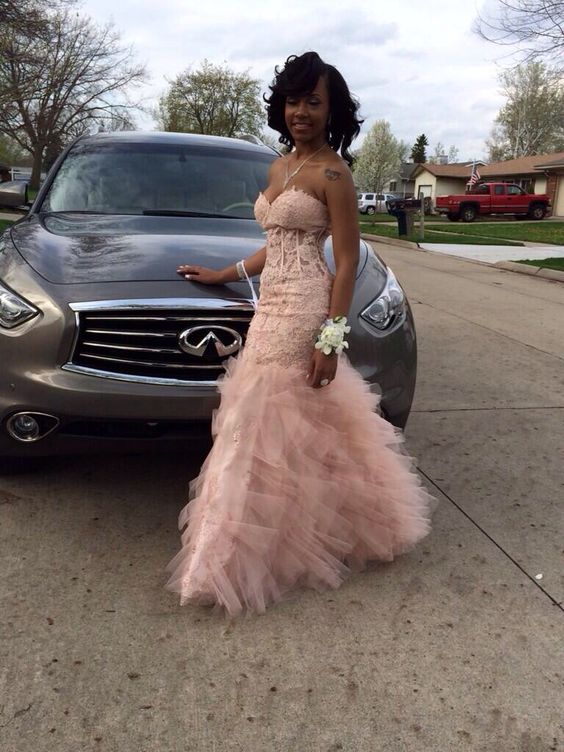 Sweetheart Pink Mermaid Long Prom Dress fg1620