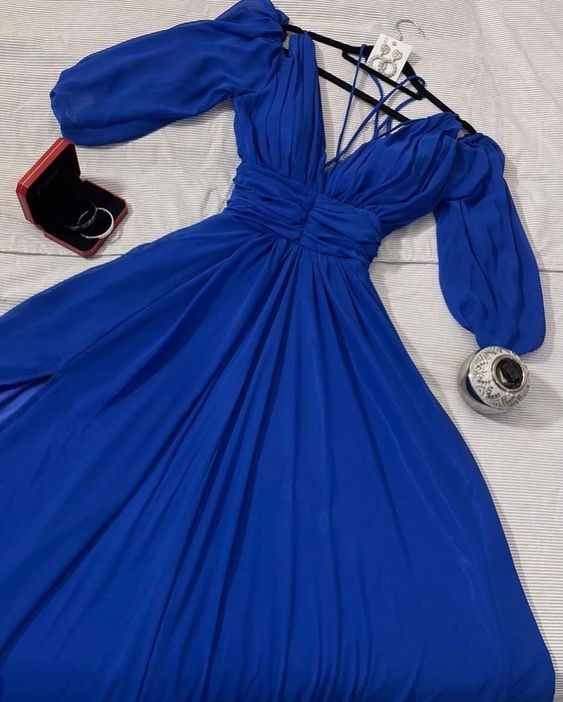 Blue Prom Dresses, Formal Evening Dresses fg1781