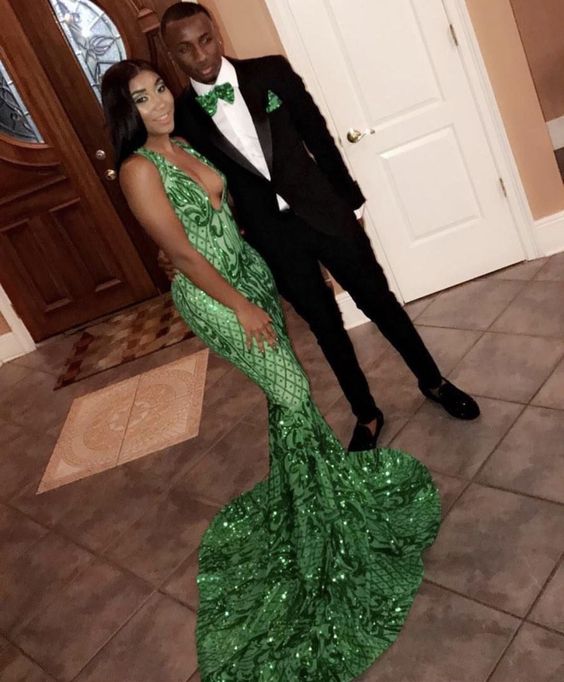 Fashion new prom dress green mermaid party dress evening dress fg2035