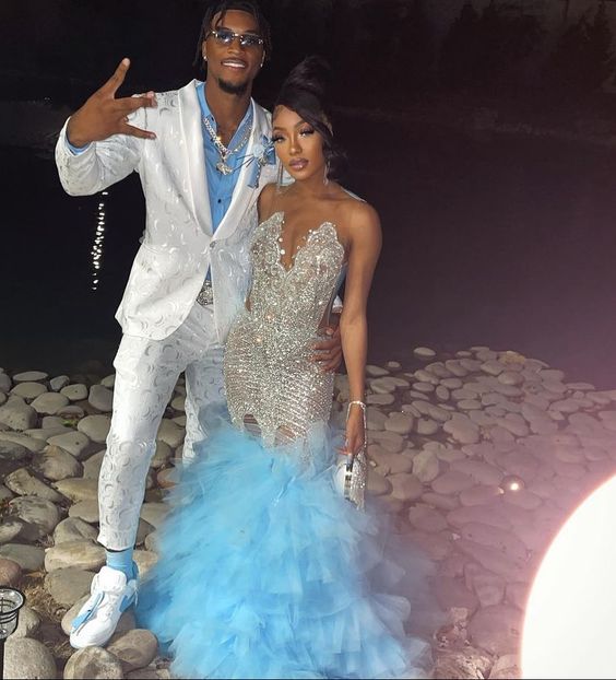 Stunning and Elegant Princess Party Wear Gown Prom Dresses fg1130