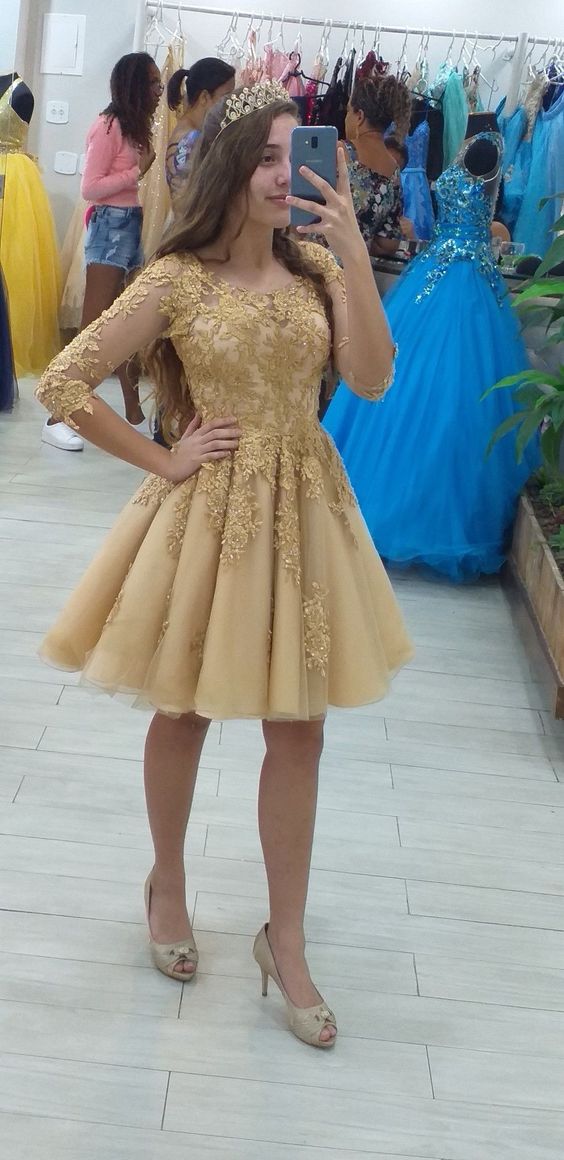 Lace Party Dress, Cute Short Graduation homecoming Dress fg1758